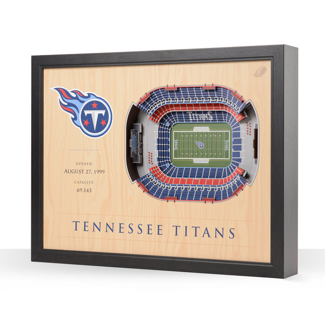 Tennessee Titans 25 Layer Stadium Art
