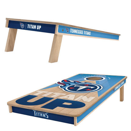 Tennessee Titans Cornhole Boards 2x4 Slogan Series