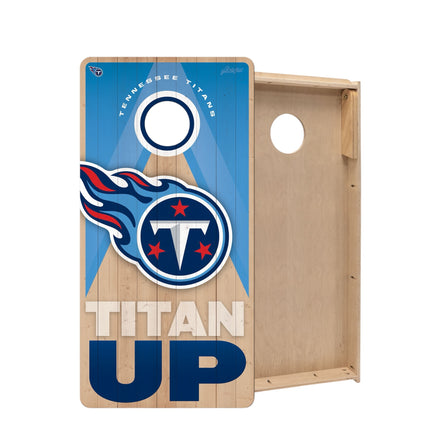 Tennessee Titans Cornhole Boards 2x4 Slogan Series
