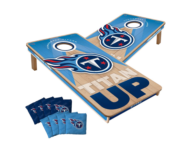 Tennessee Titans Cornhole Boards 2x4 Slogan Series