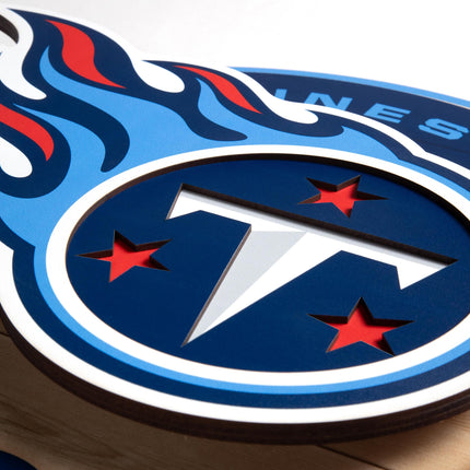 Tennessee Titans 3DX Circle Backer Wall Art