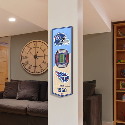 Tennessee Titans 3D Stadium 6x19 Banners