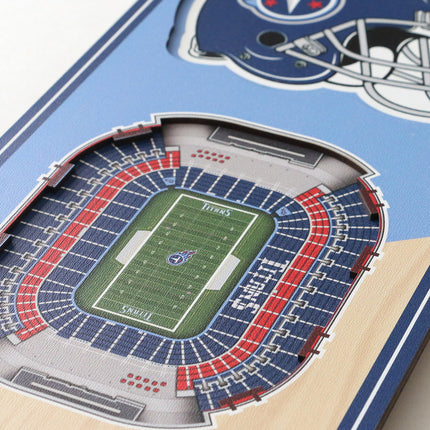 Tennessee Titans 3D Stadium 6x19 Banners