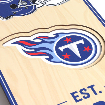 Tennessee Titans 8x32 3D Stadium Banner