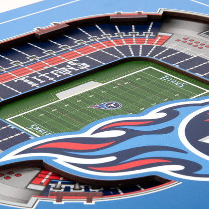 Tennessee Titans 3D StadiumView Wall Art 12x12