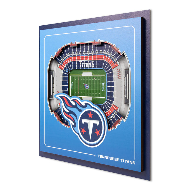 Tennessee Titans 3D StadiumView Wall Art 12x12