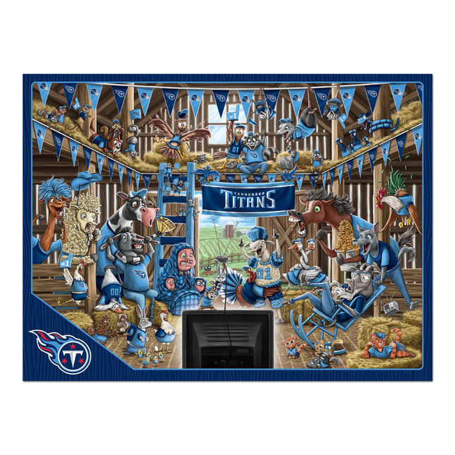 Tennessee Titans Barnyard Fans Puzzle - 500 PC