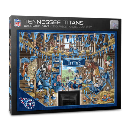 Tennessee Titans Barnyard Fans Puzzle - 500 PC
