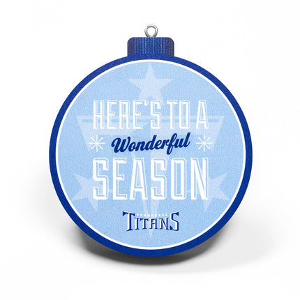 Tennessee Titans 3D Logo Series Ornament