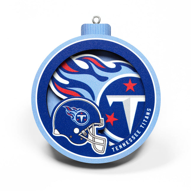 Tennessee Titans 3D Logo Series Ornament