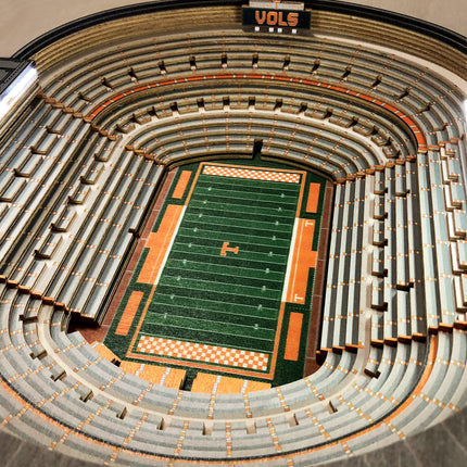 Tennessee Volunteers 25-Layer StadiumView End Table