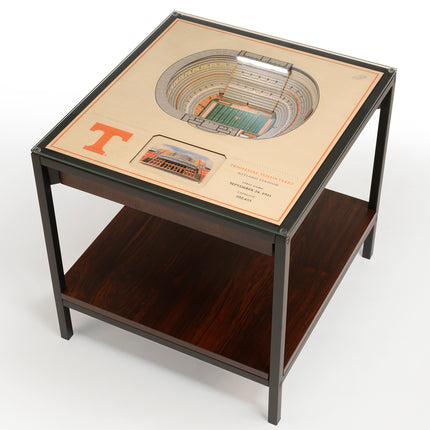Tennessee Volunteers 25-Layer StadiumView End Table