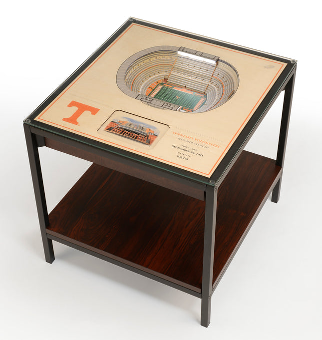 Tennessee Volunteers 25-Layer StadiumView End Table