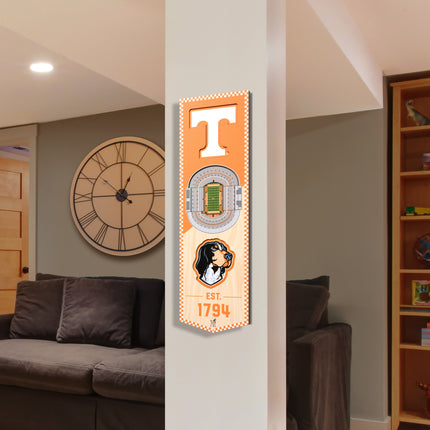 Tennessee Volunteers 3D Stadium 6x19 Banners