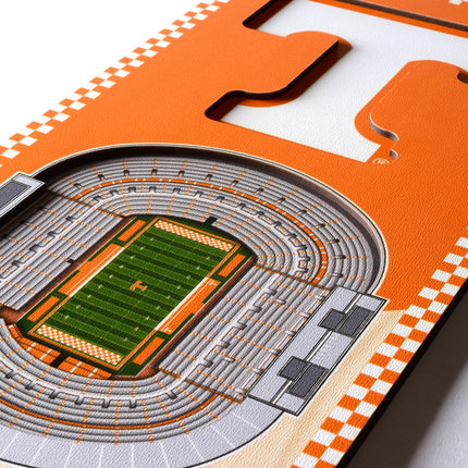 Tennessee Volunteers 3D Stadium 6x19 Banners
