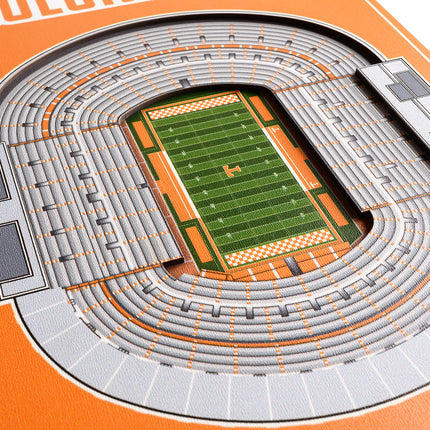 Tennessee Volunteers 8x32 3D Stadium Banner