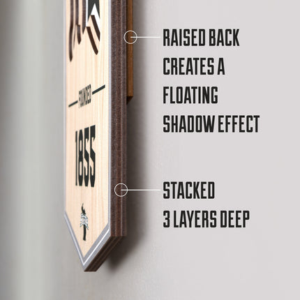 Tennessee Volunteers 8x32 3D Stadium Banner