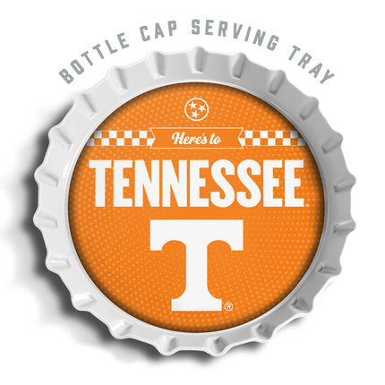 Tennessee Volunteers Bottle Cap Serving Tray