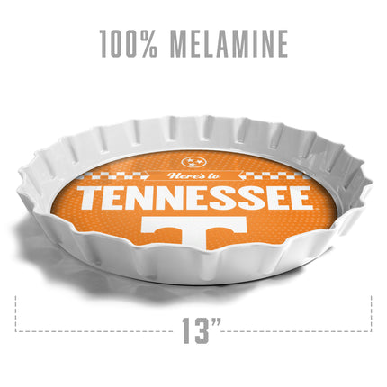 Tennessee Volunteers Bottle Cap Serving Tray