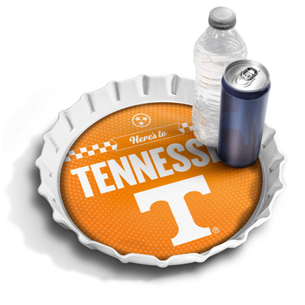 Tennessee Volunteers Bottle Cap Serving Tray
