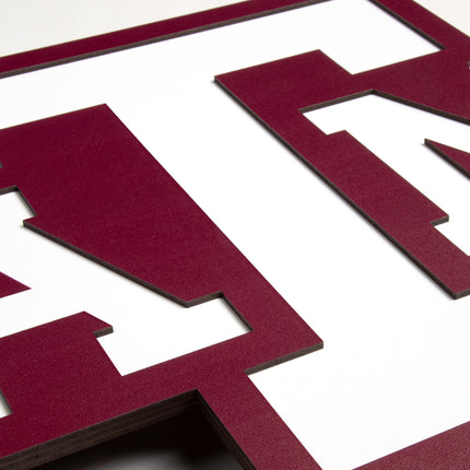 Texas A&M Aggies 3DX Die Cut Logo