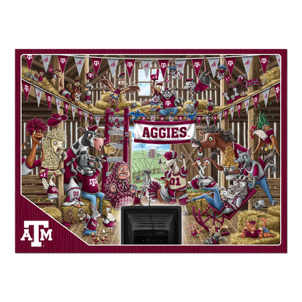 Texas A&M Aggies Barnyard Fans Puzzle - 500 PC