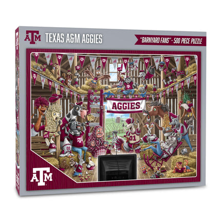 Texas A&M Aggies Barnyard Fans Puzzle - 500 PC