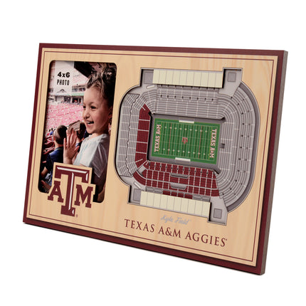 Texas A&M Aggies 3D StadiumView Picture Frame