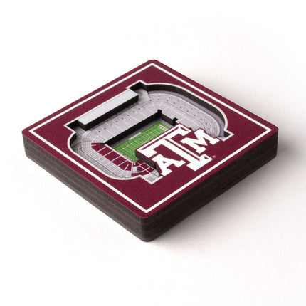 Texas A&M Aggies 3D StadiumView Magnets