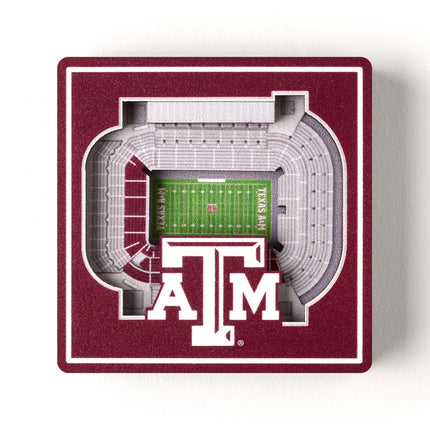 Texas A&M Aggies 3D StadiumView Magnets