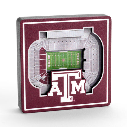 Texas A&M Aggies 3D StadiumView Magnets