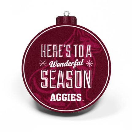 Texas A&M Aggies 3D StadiumView Ornaments