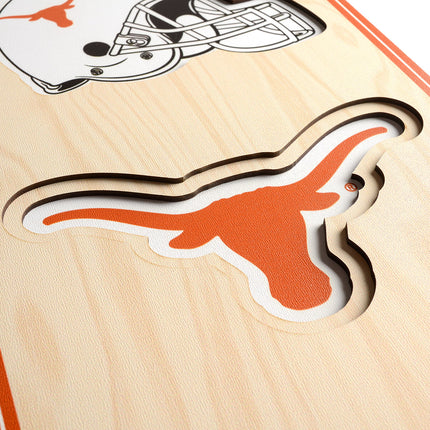 Texas Longhorns 8x32 3D Stadium Banner