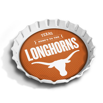 Texas Longhorns Bottle Cap Serving Tray
