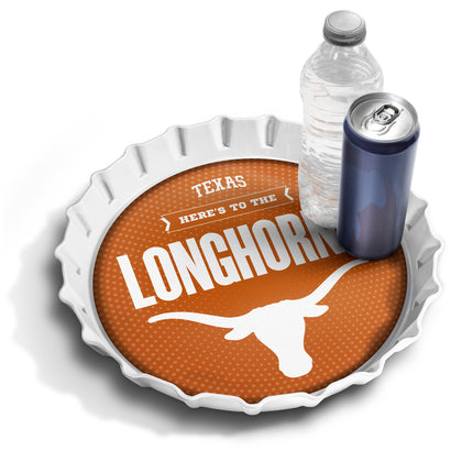 Texas Longhorns Bottle Cap Serving Tray