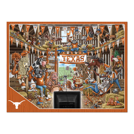 Texas Longhorns Barnyard Fans Puzzle - 500 PC