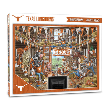 Texas Longhorns Barnyard Fans Puzzle - 500 PC