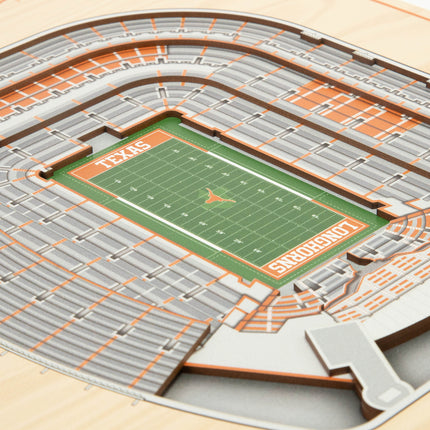 Texas Longhorns 5-Layer 3D StadiumView Wall Art