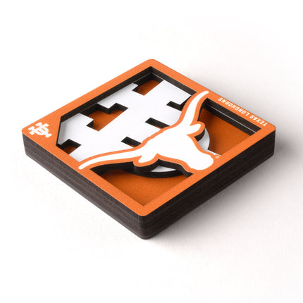 Texas Longhorns 3D Logo Series Magnet