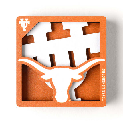 Texas Longhorns 3D Logo Series Magnet