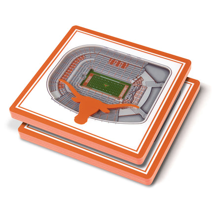 Texas Longhorns 3D Stadium View Coasters