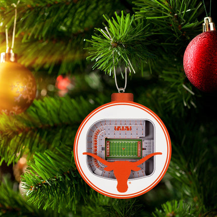 Texas Longhorns 3D StadiumView Ornaments