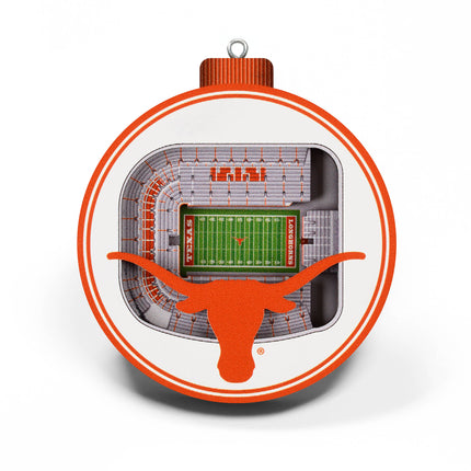 Texas Longhorns 3D StadiumView Ornaments