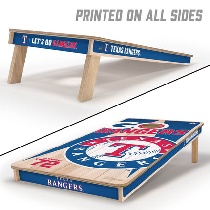 Texans Rangers Cornhole Boards 2x4