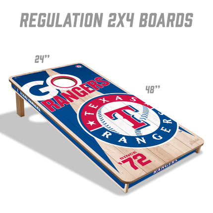 Texans Rangers Cornhole Boards 2x4
