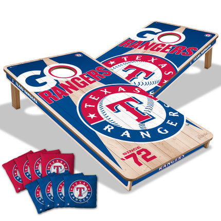 Texans Rangers Cornhole Boards 2x4