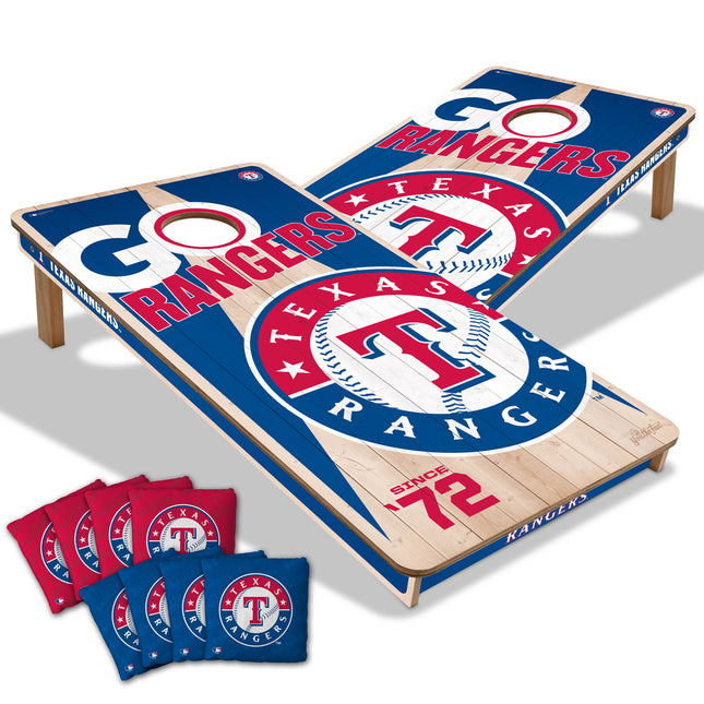 Texans Rangers Cornhole Boards 2x4