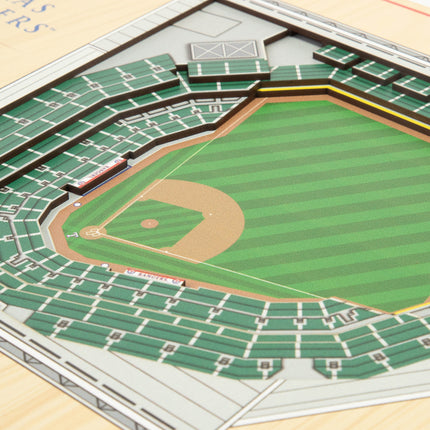 Texas Rangers 5-Layer 3D StadiumView Wall Art