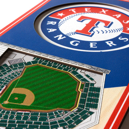 Texas Rangers 3D Stadium 6x19 Banners