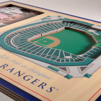 Texas Rangers 3D StadiumView Picture Frame